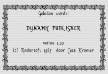 Dynamic Publisher
